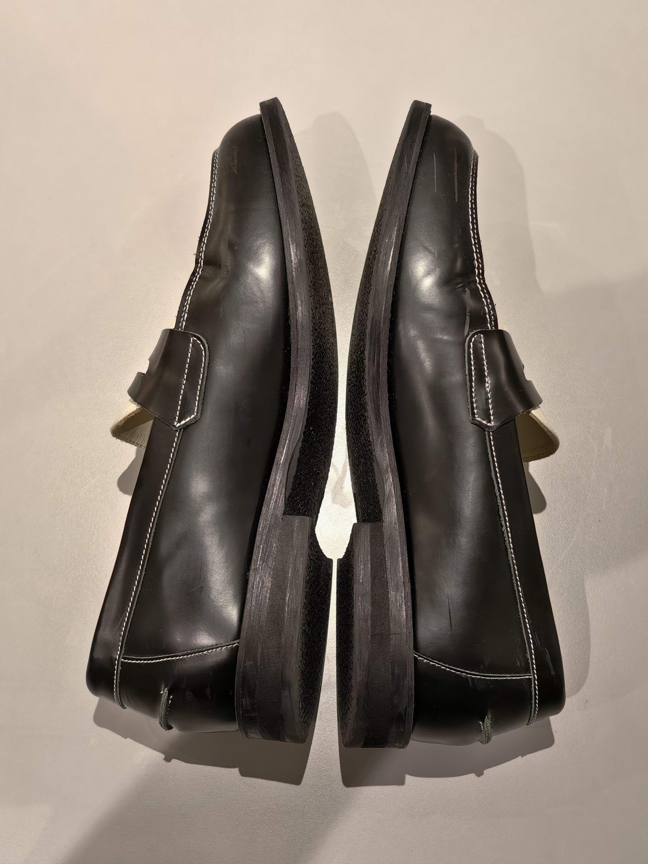 DUKE + DEXTER DUKE + DEXTER ESQUIRE Black X White Penny Loafer Size US 12.5 / EU 45-46 - 8 Thumbnail