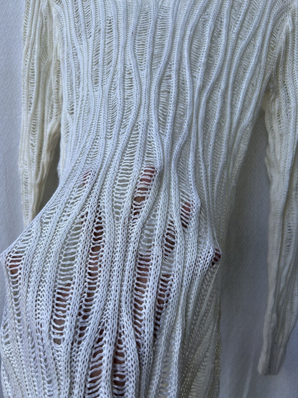Issey Miyake Secret open fishnet knitted styled isseymiyake Size US S / EU 44-46 / 1 - 6 Thumbnail