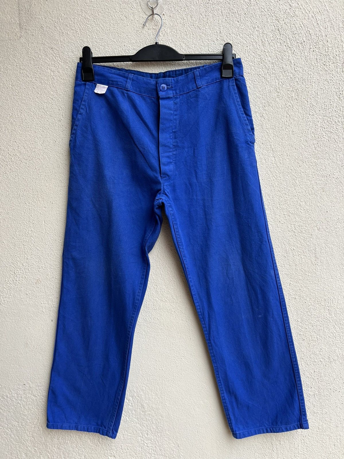 Indigo Vintage Sanfor Fade Indigo Work Pant Size US 31 - 6 Thumbnail