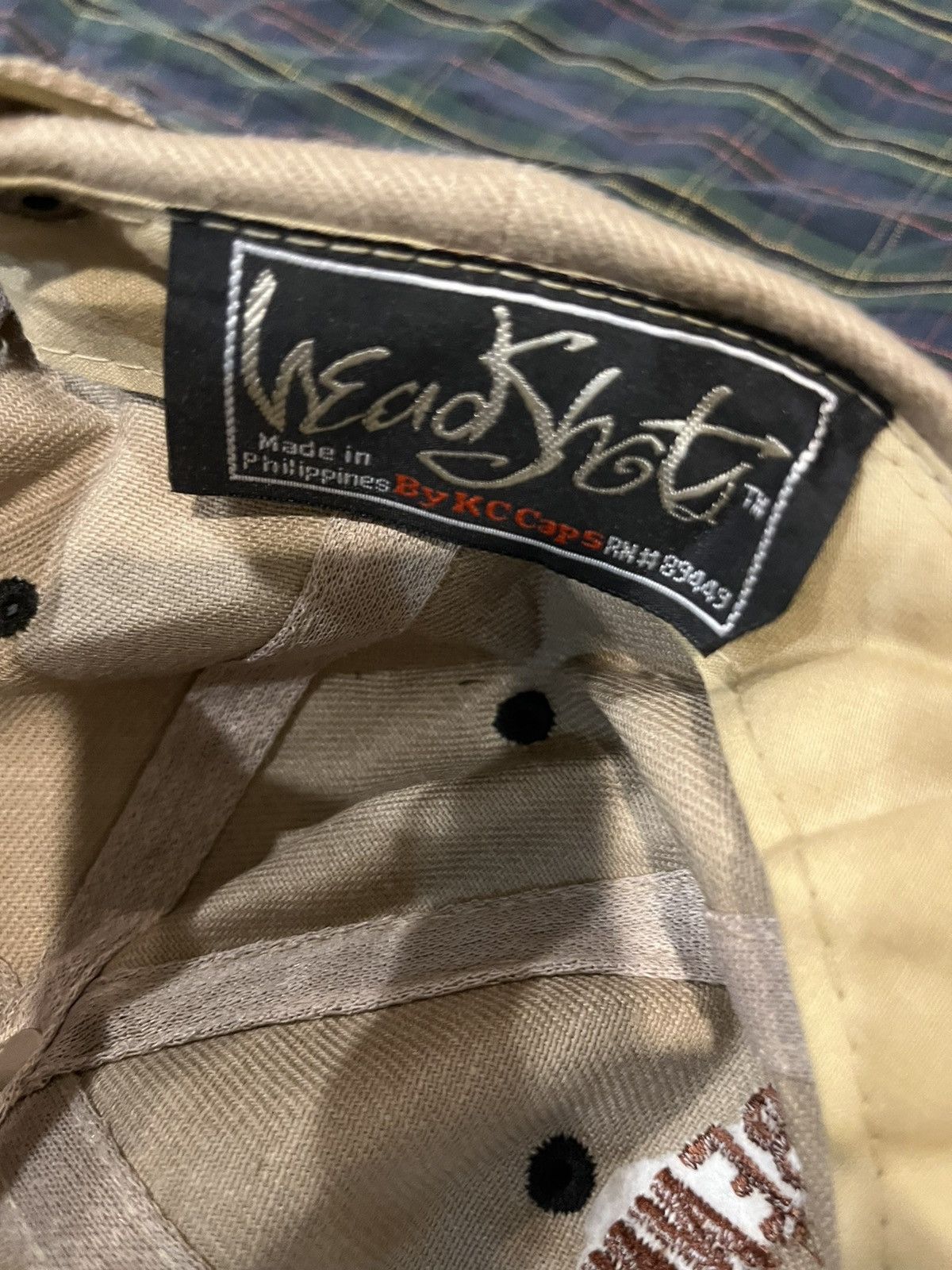 Vintage Vintage 90s Tan Hunter Cap Size ONE SIZE - 5 Thumbnail