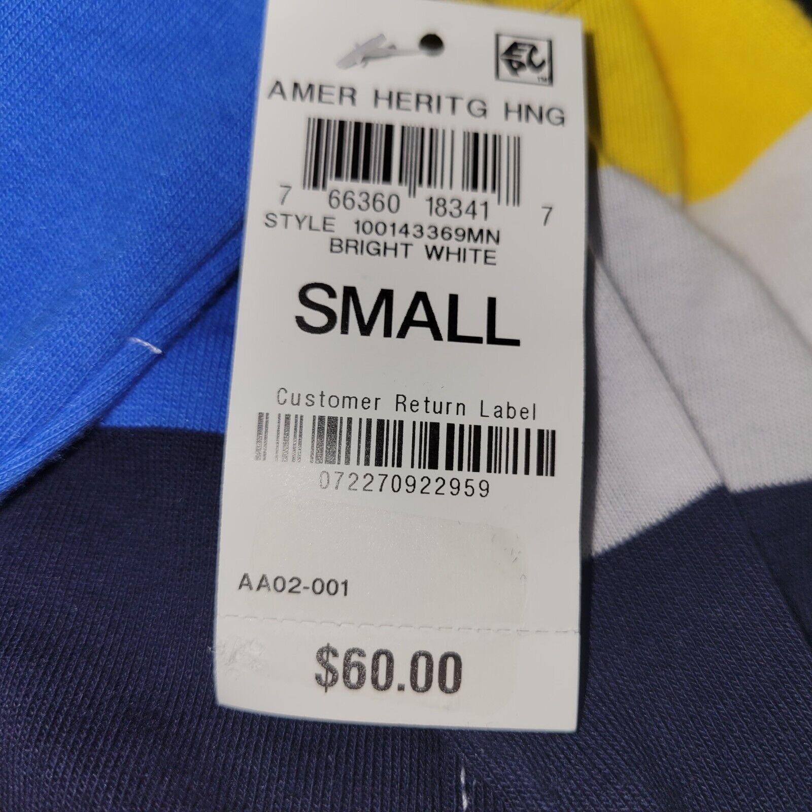 Club Room Men's Clubroom Rugby Shirt. Size Small. New With Tags $60 Size US S / EU 44-46 / 1 - 7 Thumbnail