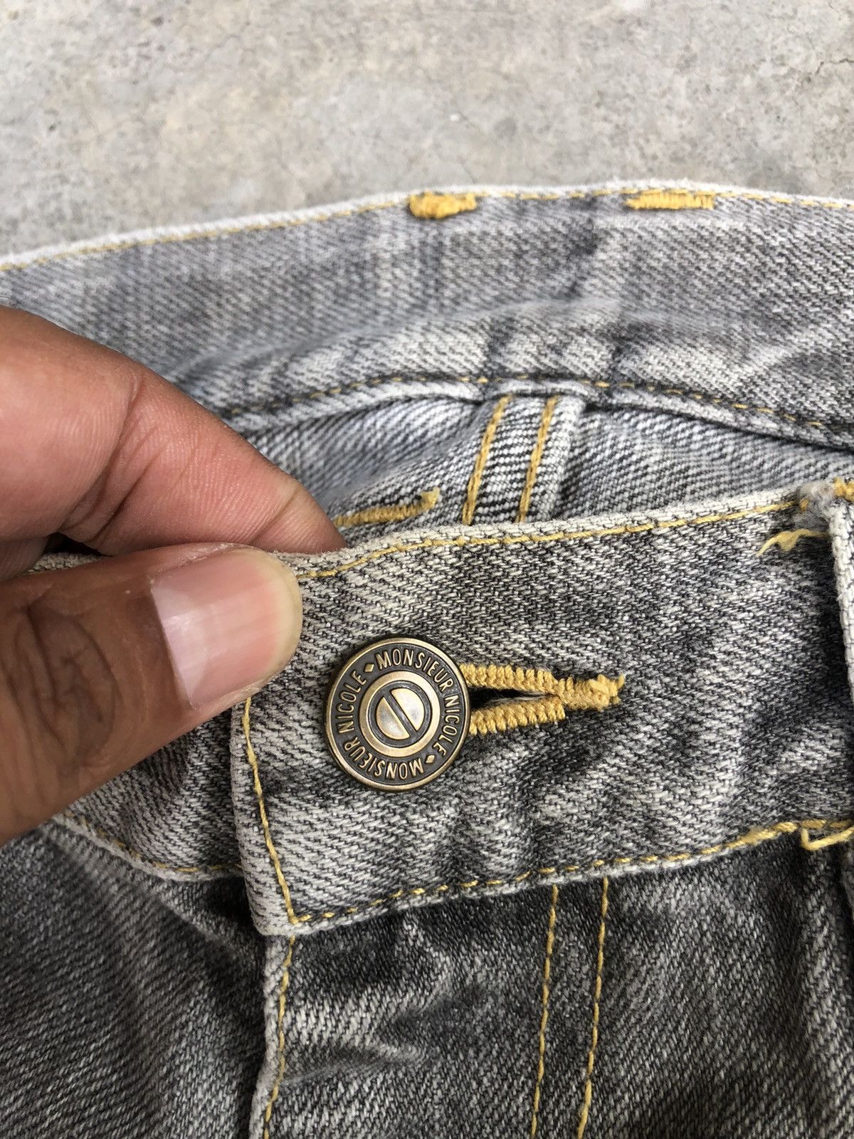 If Six Was Nine Y2k Monsieur Flared Jeans Distressed Size US 32 / EU 48 - 15 Thumbnail