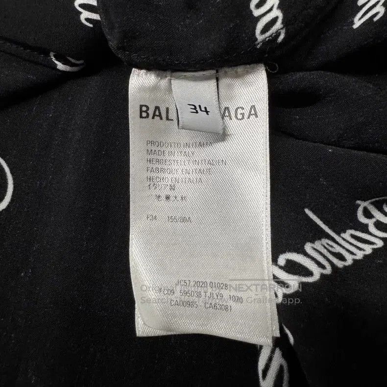 Balenciaga Balenciaga Black White Print T-Shirt. Size US XXL / EU 58 / 5 - 3 Thumbnail