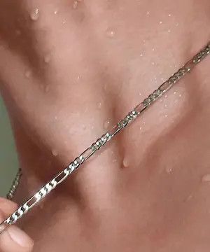 Jewelry link bracelet 20cm and necklace 60cm Size ONE SIZE - 4 Thumbnail