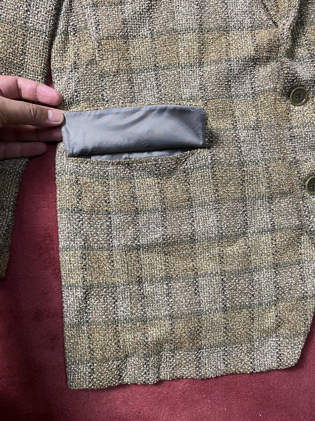 Christian Dior Monsieur × Vintage Vintage Christian Dior Monsieur Wool Blazer Size 40L - 9 Thumbnail