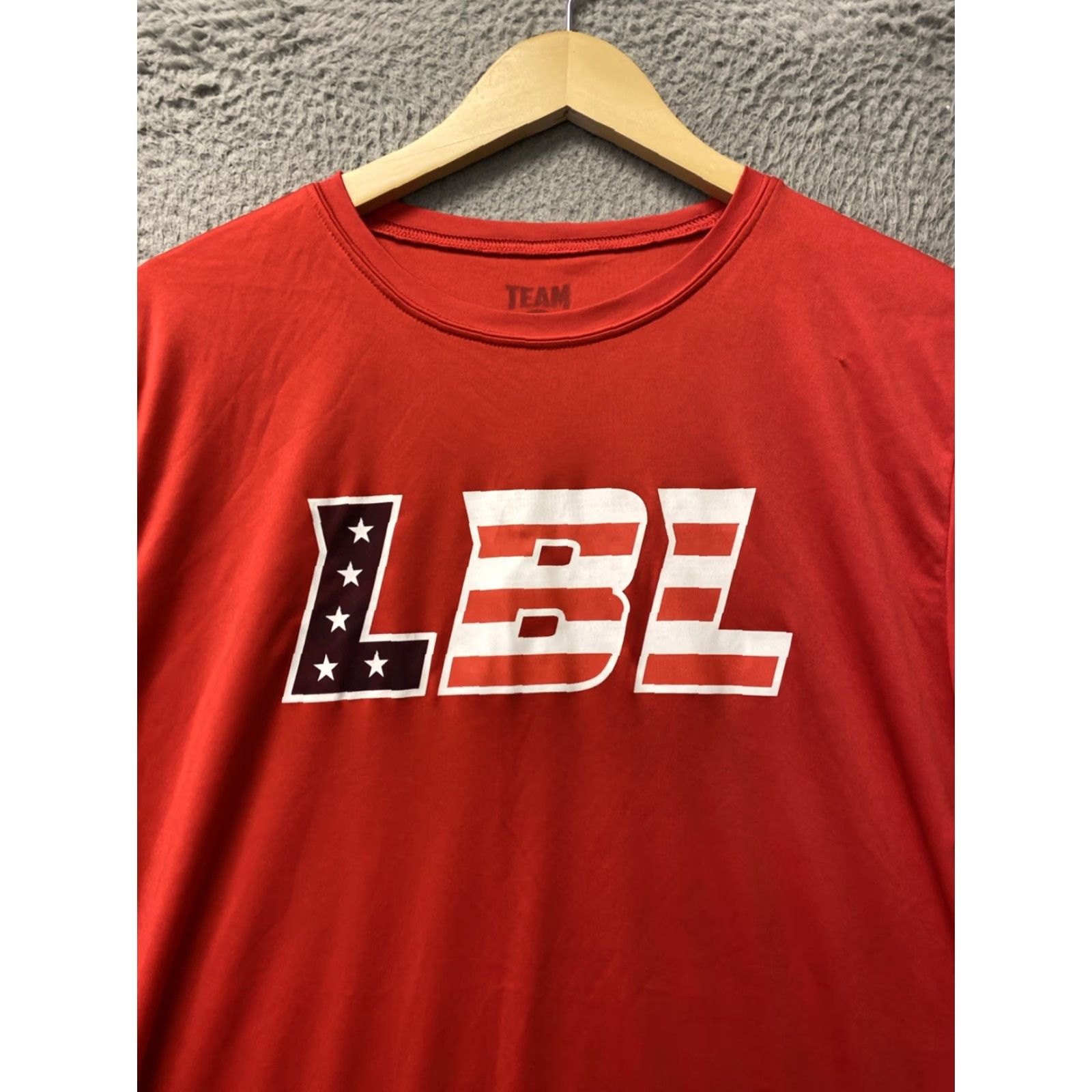 Vintage LBL Jersey L Red Shirt Performance Workout Training Activewear Stretch/143-24 Size US L / EU 52-54 / 3 - 2 Thumbnail
