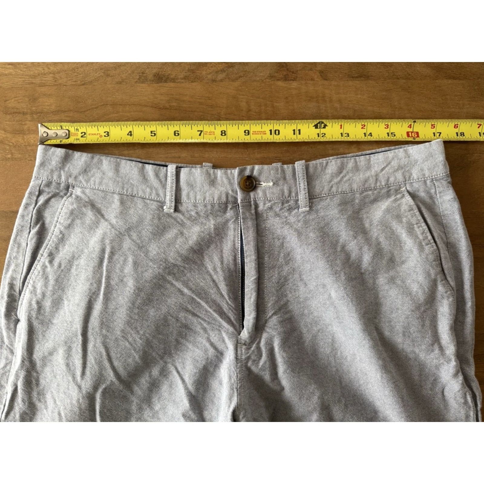 J.Crew VINTAGE J.Crew Sutton Chino Pants Mens 34x34 Straight Leg 100% Cotton Preppy Casual Size US 34 / EU 50 - 5 Thumbnail