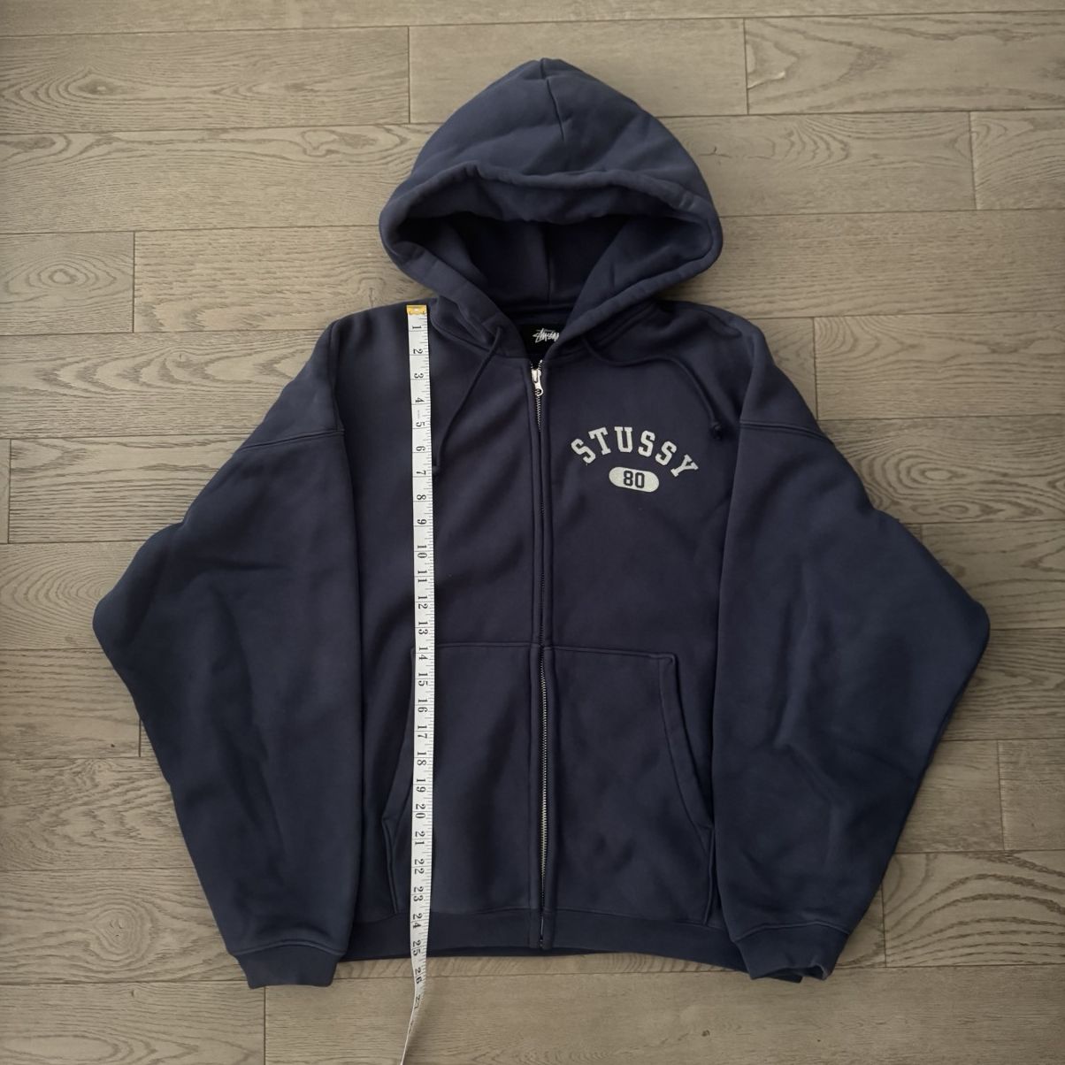 Stussy Stussy Varsity Zip Hoodie Size US L / EU 52-54 / 3 - 3 Thumbnail