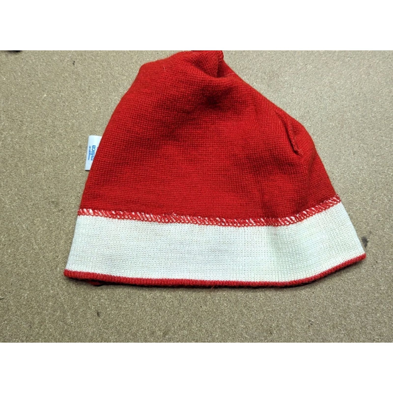 Adidas VINTAGE adidas Ski Beanie Hat Wool Blend Slovakia Trefoil Red Lined Beanie Unisex Adults One Size TS Size ONE SIZE - 3 Thumbnail
