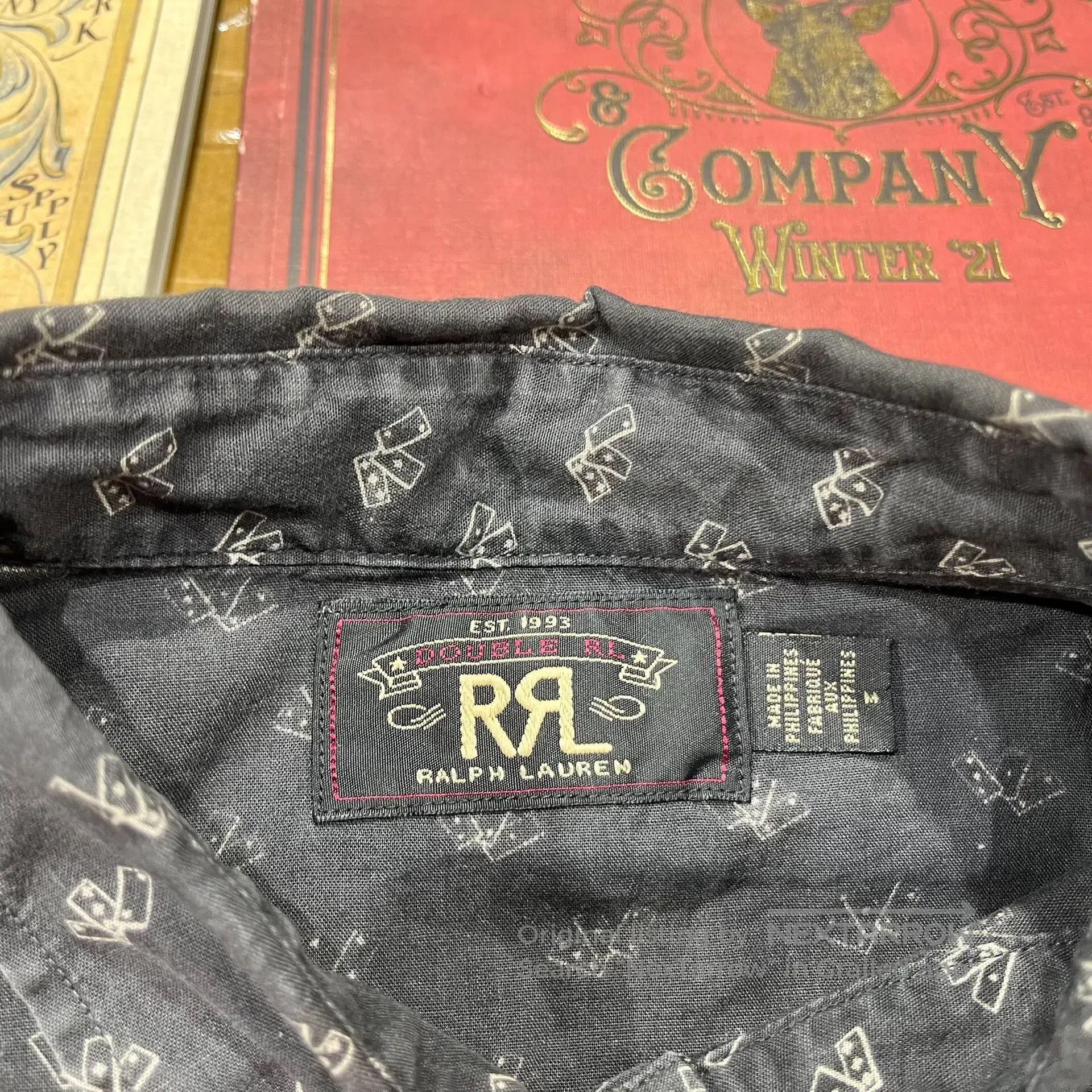 RRL Ralph Lauren RRL Double RL Poker Shirt. Size US M / EU 48-50 / 2 - 5 Thumbnail
