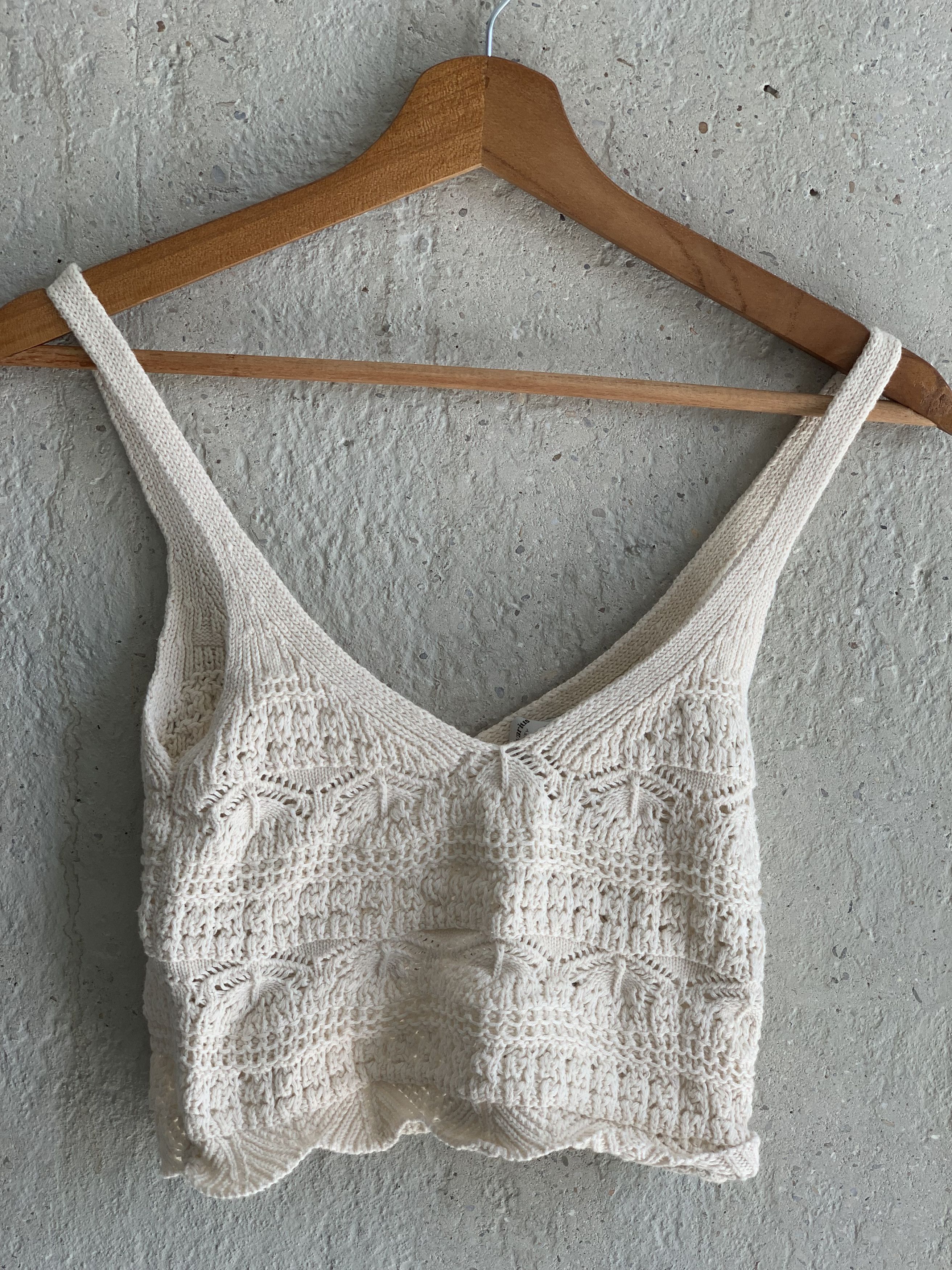 Stradivarius Stradivarius crochet crop top Size XS / US 0-2 / IT 36-38 - 1 Thumbnail