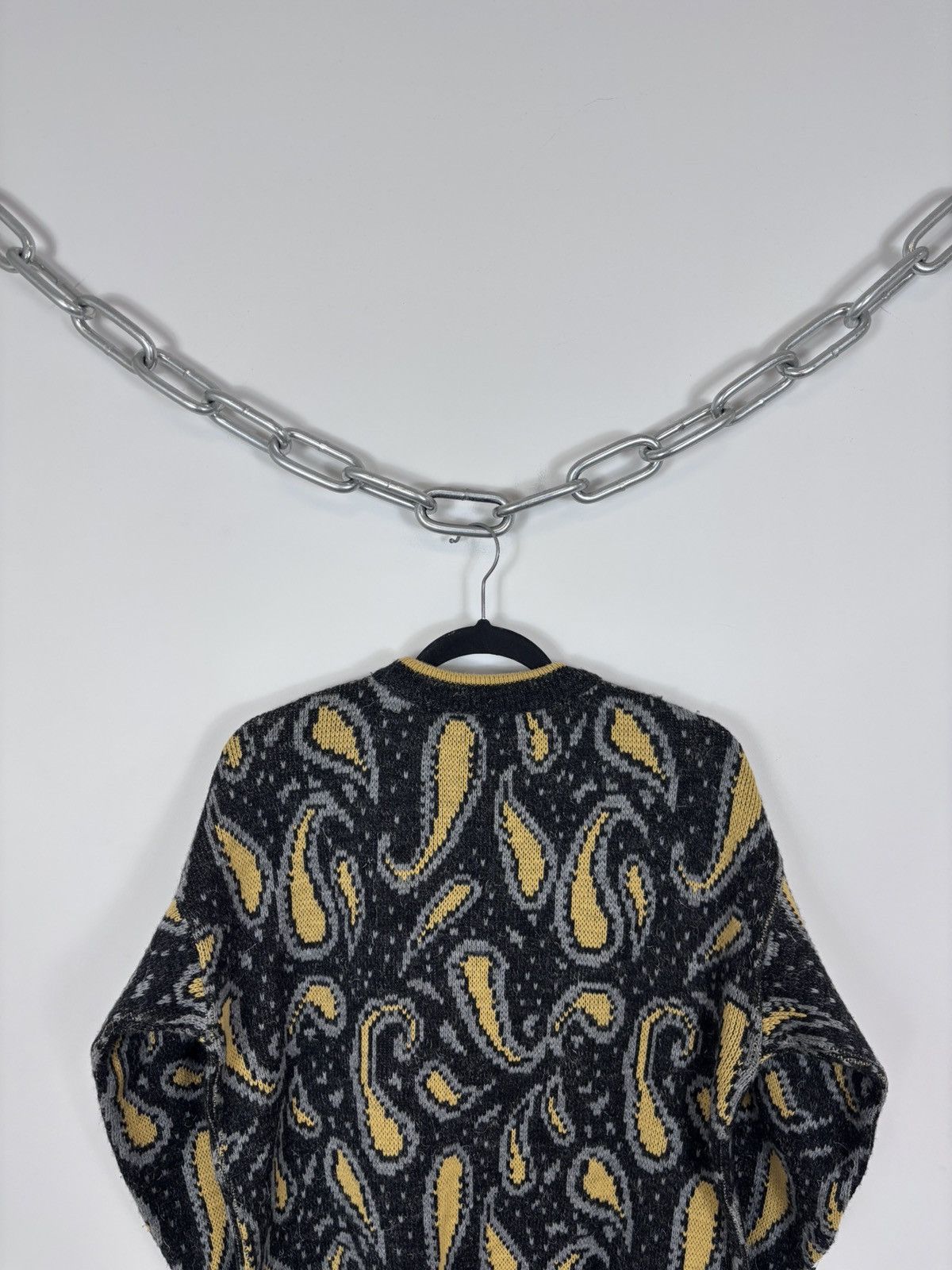 Other Vintage Maxis Paisley Abstract Pattern Wool Knit Sweater Size US M / EU 48-50 / 2 - 10 Thumbnail
