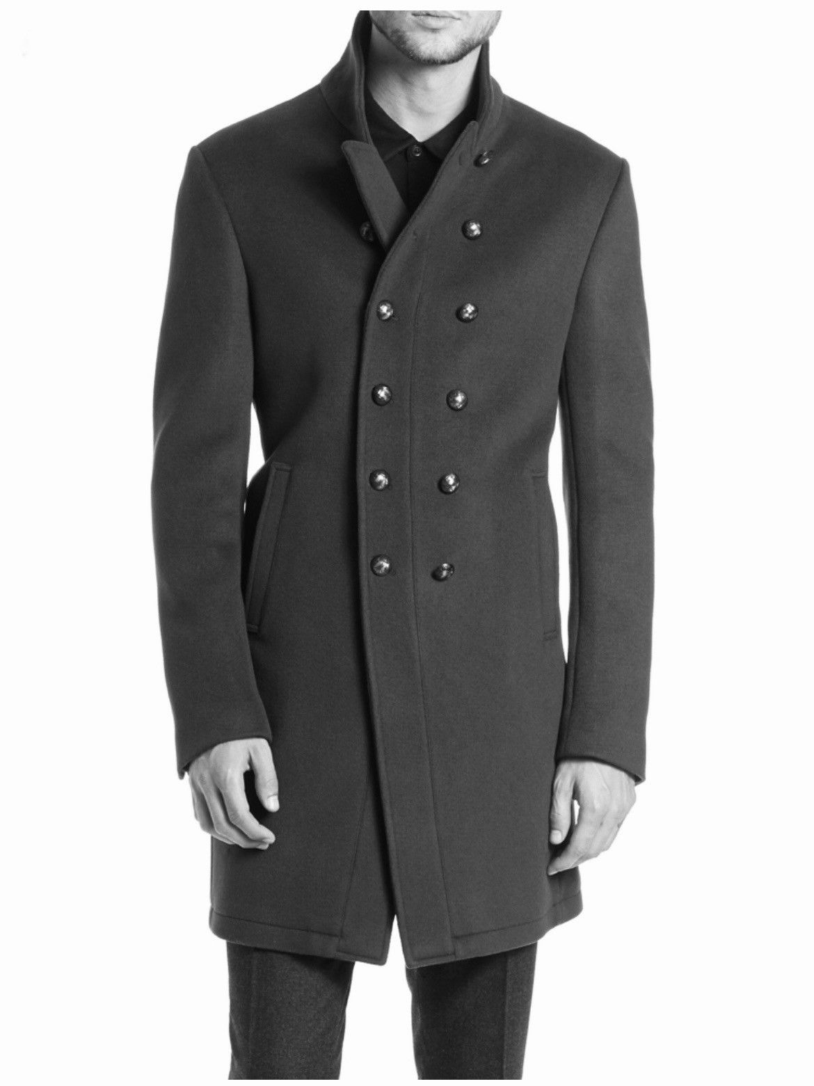 John Varvatos Military Double Breasted Coat. Size 48 Size US M / EU 48-50 / 2 - 7 Thumbnail