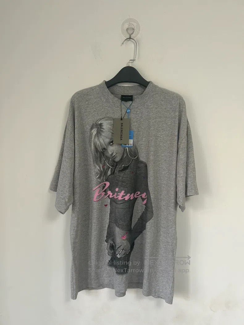 Balenciaga Balenciaga Crystal Short Sleeve T-Shirt S Size Size US S / EU 44-46 / 1 - 1 Thumbnail