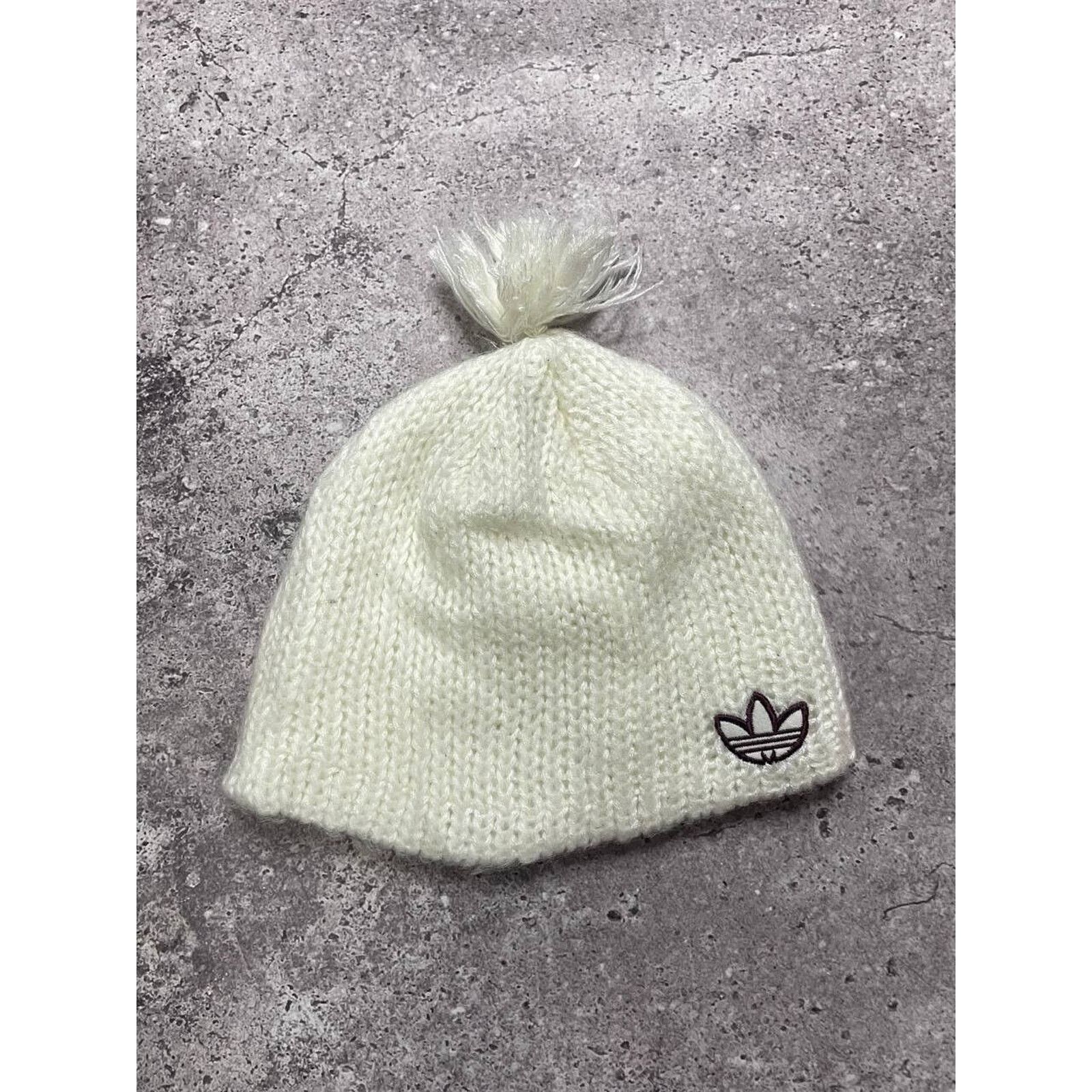Adidas × Vintage Vintage Adidas x Texas A&M White Knit Beanie Hat One Size Size ONE SIZE - 3 Thumbnail