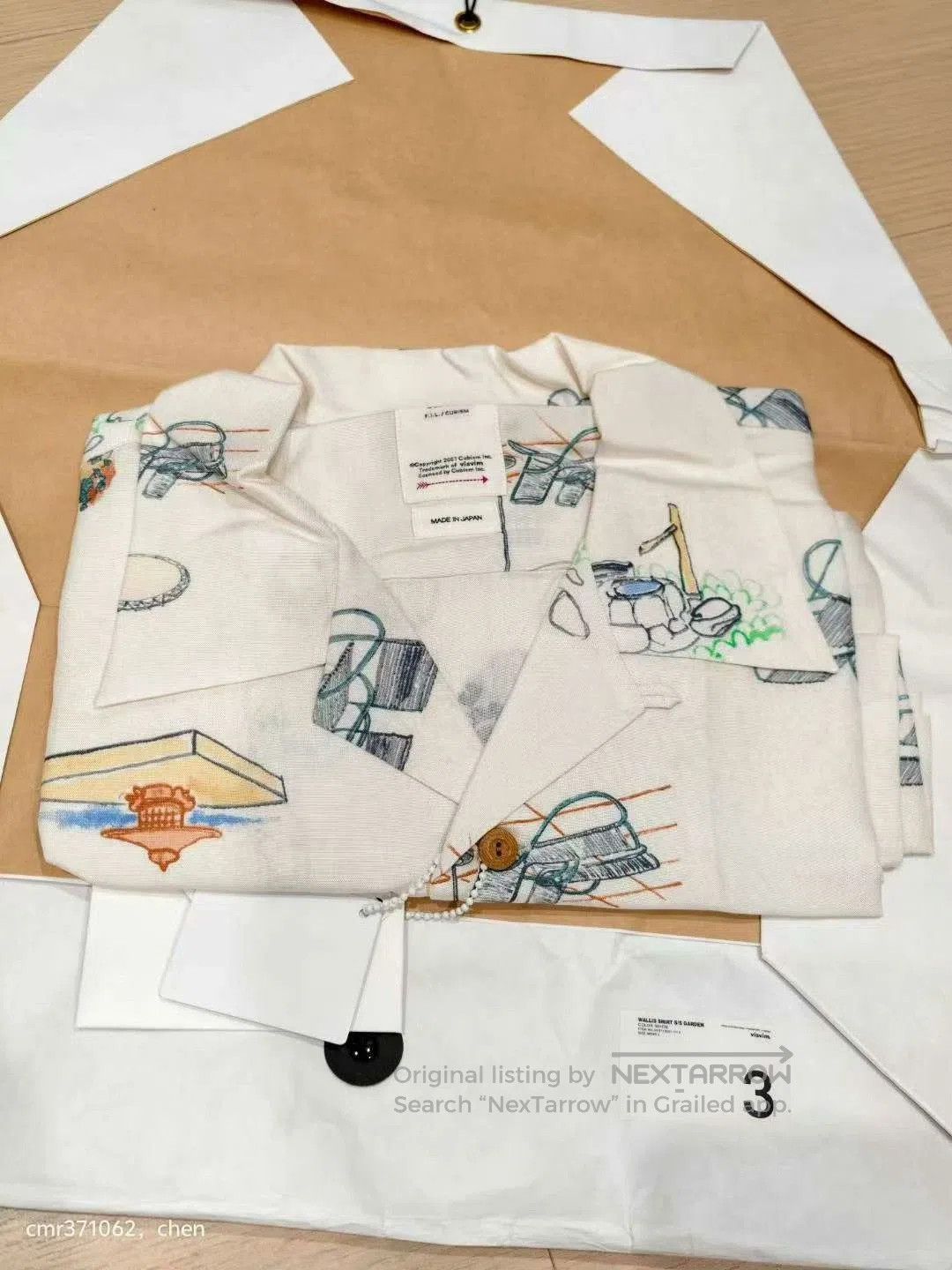 Visvim VISVIM 21SS Wallis S/S Garden Shirt. Size US L / EU 52-54 / 3 - 8 Thumbnail