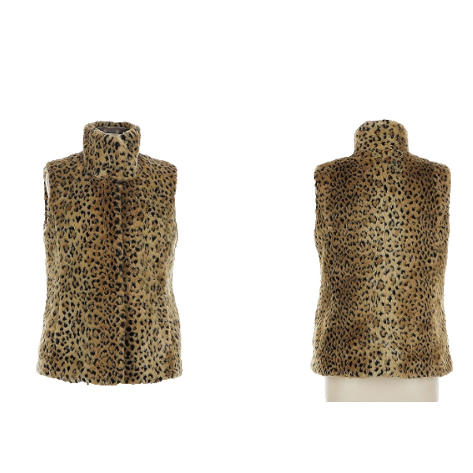 Other KRISTEN BLAKE FAUX FUR CHEETAH PRINT RETRO MOD GROOVY VEST L Size L / US 10 / IT 46 - 5 Thumbnail