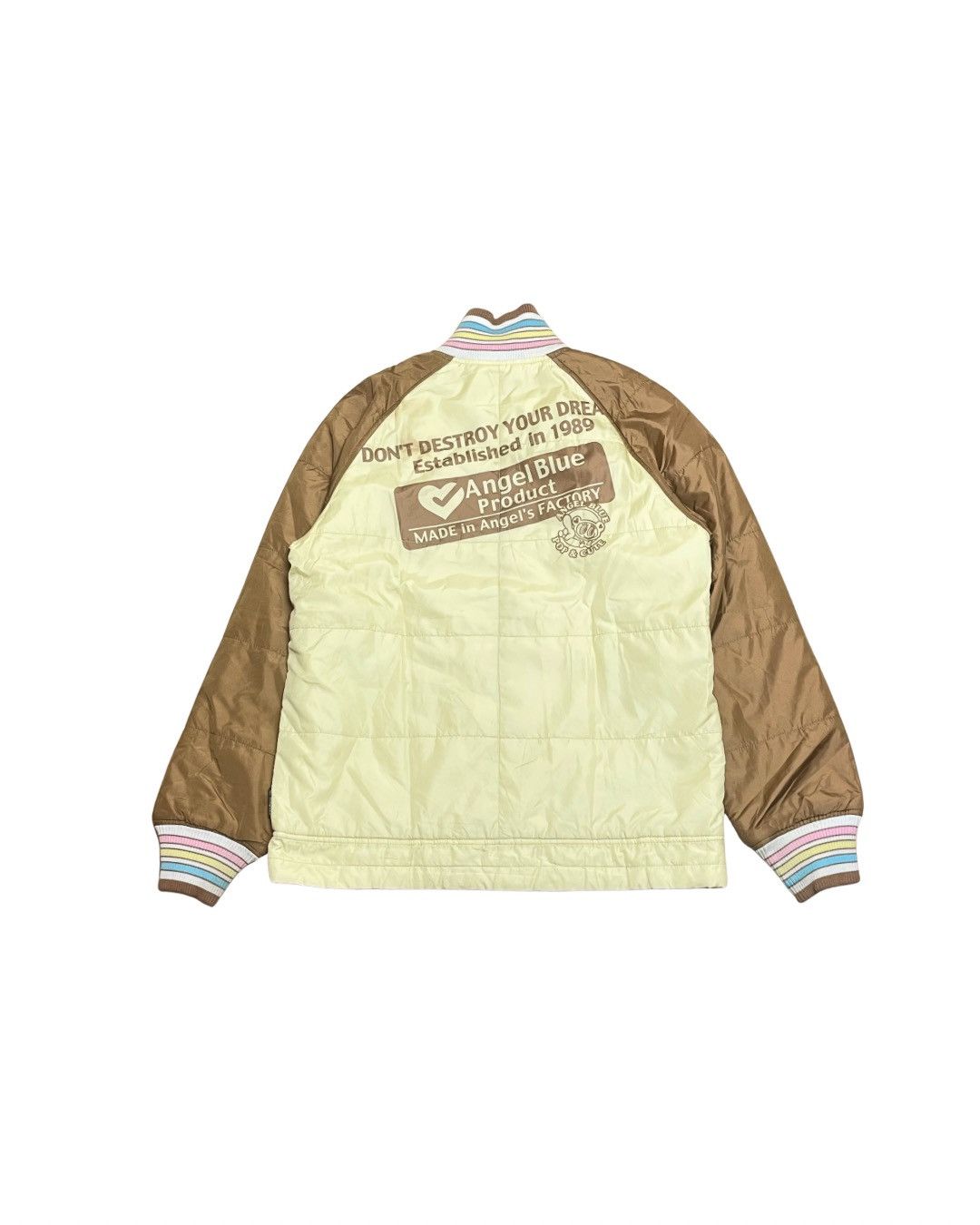 Angel Blue Angel's Grahams Cereal Box Parody Quilted Bomber Size M / US 6-8 / IT 42-44 - 2 Thumbnail