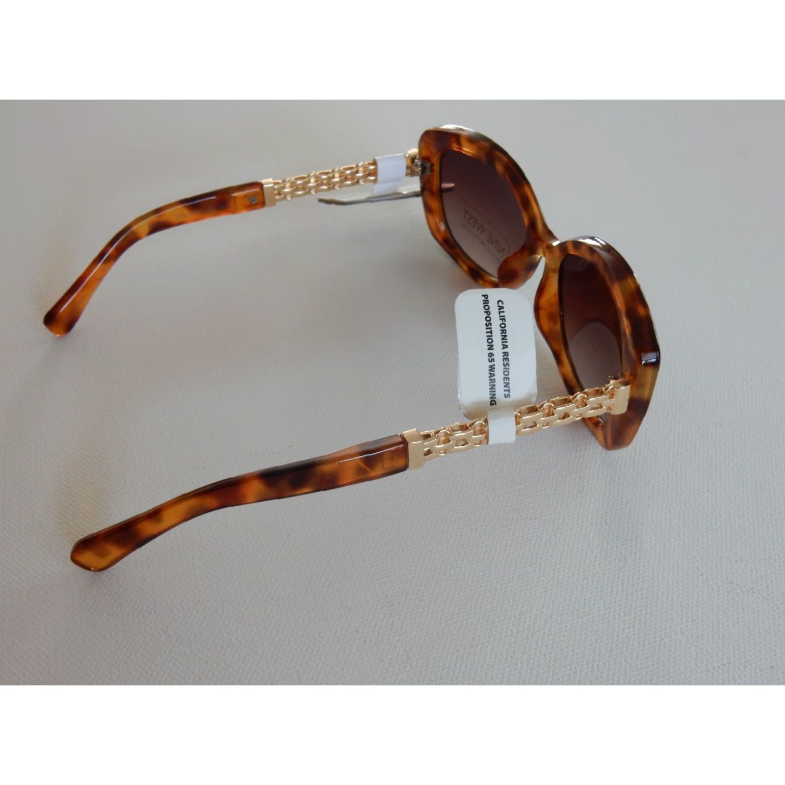 Nine West VINTAGE Nine West Sunglasses Women Brown Frame Small Scratches Size ONE SIZE - 3 Thumbnail
