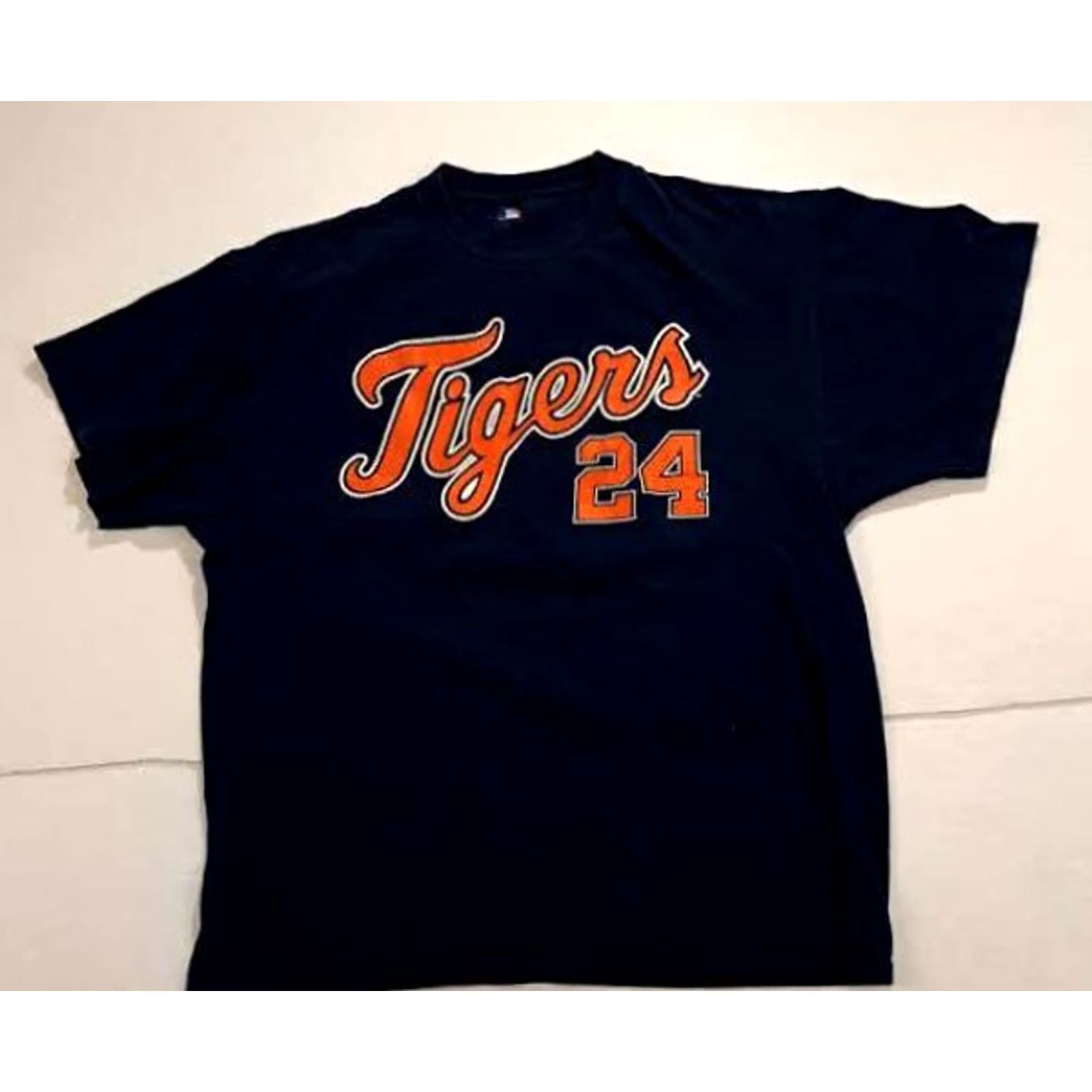 Vintage Majestic T-Shirt Detroit Tigers Crew Neck Blue XL Logo Sports Men M Majestic XL Tigers Cabrera 24 Jersey Shirt Size US XL / EU 56 / 4 - 2 Thumbnail