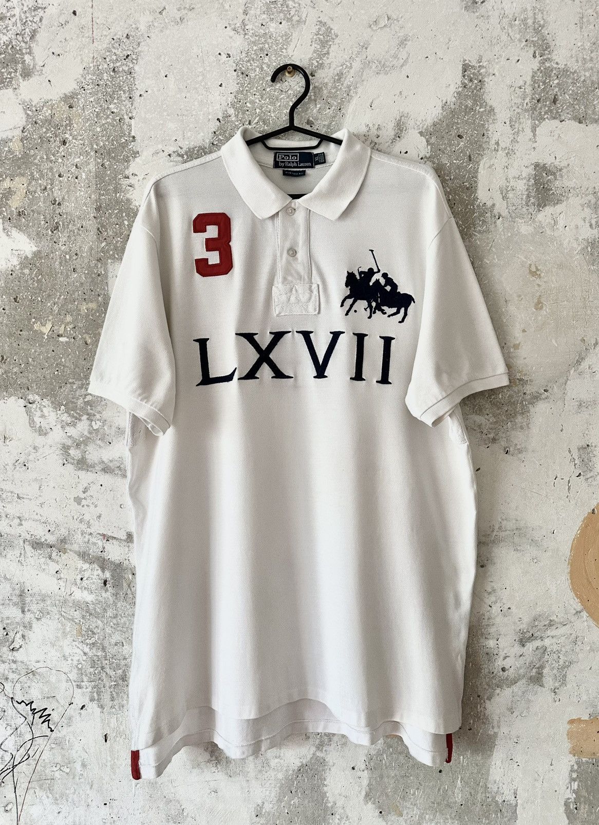 Polo Ralph Lauren 90S Vintage Polo Ralph Lauren Big Logo Pony White T ...