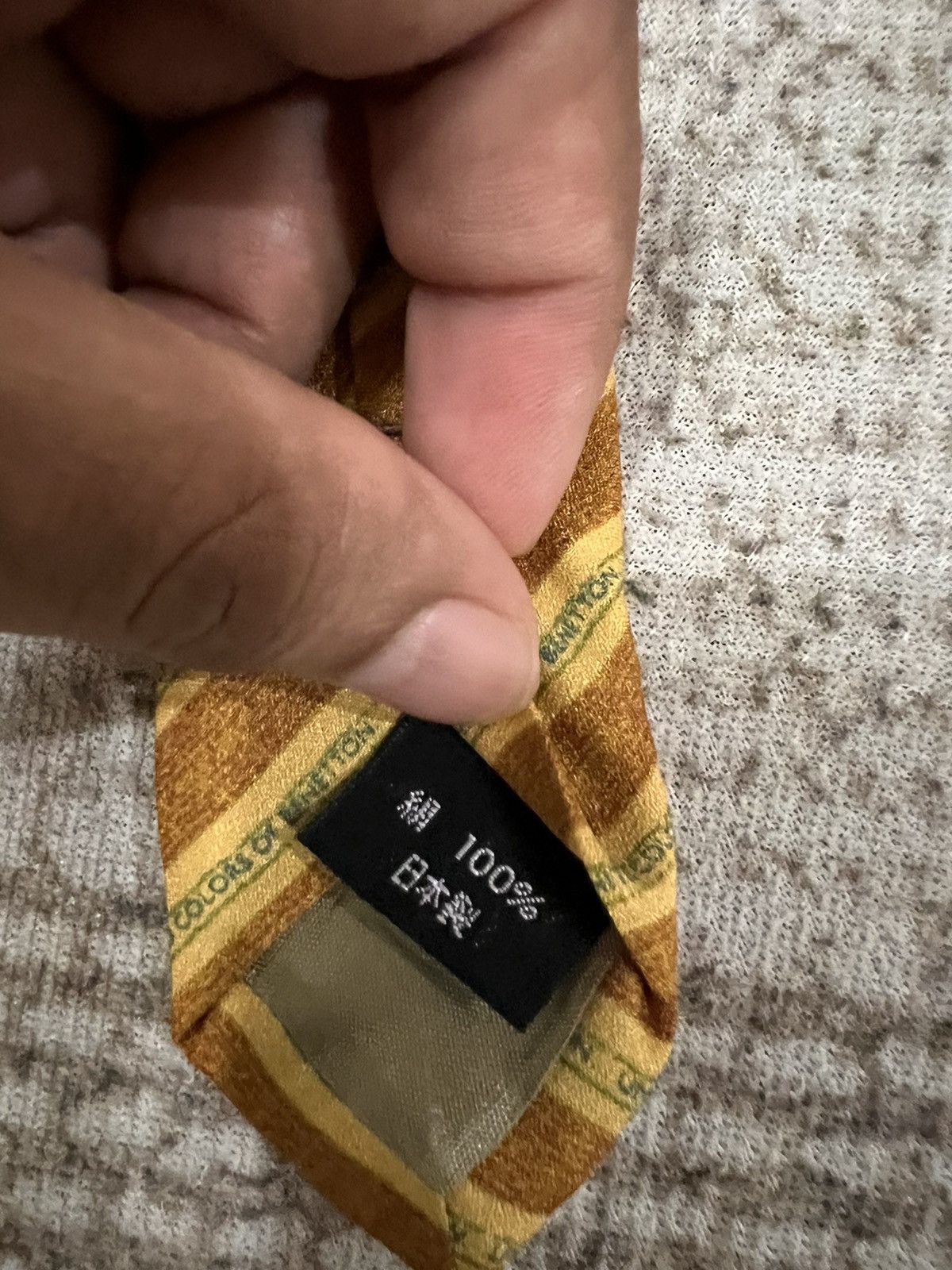United Colors Of Benetton United Colors Of Benetton Tie Size ONE SIZE - 7 Thumbnail