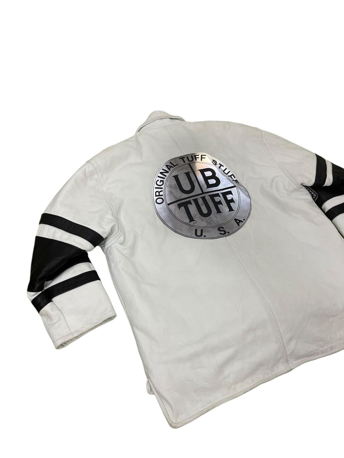 Rap Tees Rare Vtg 90s y2k UB Tuff Leather Jacket Hip Hop 6🟩5 Size US M / EU 48-50 / 2 - 15 Thumbnail