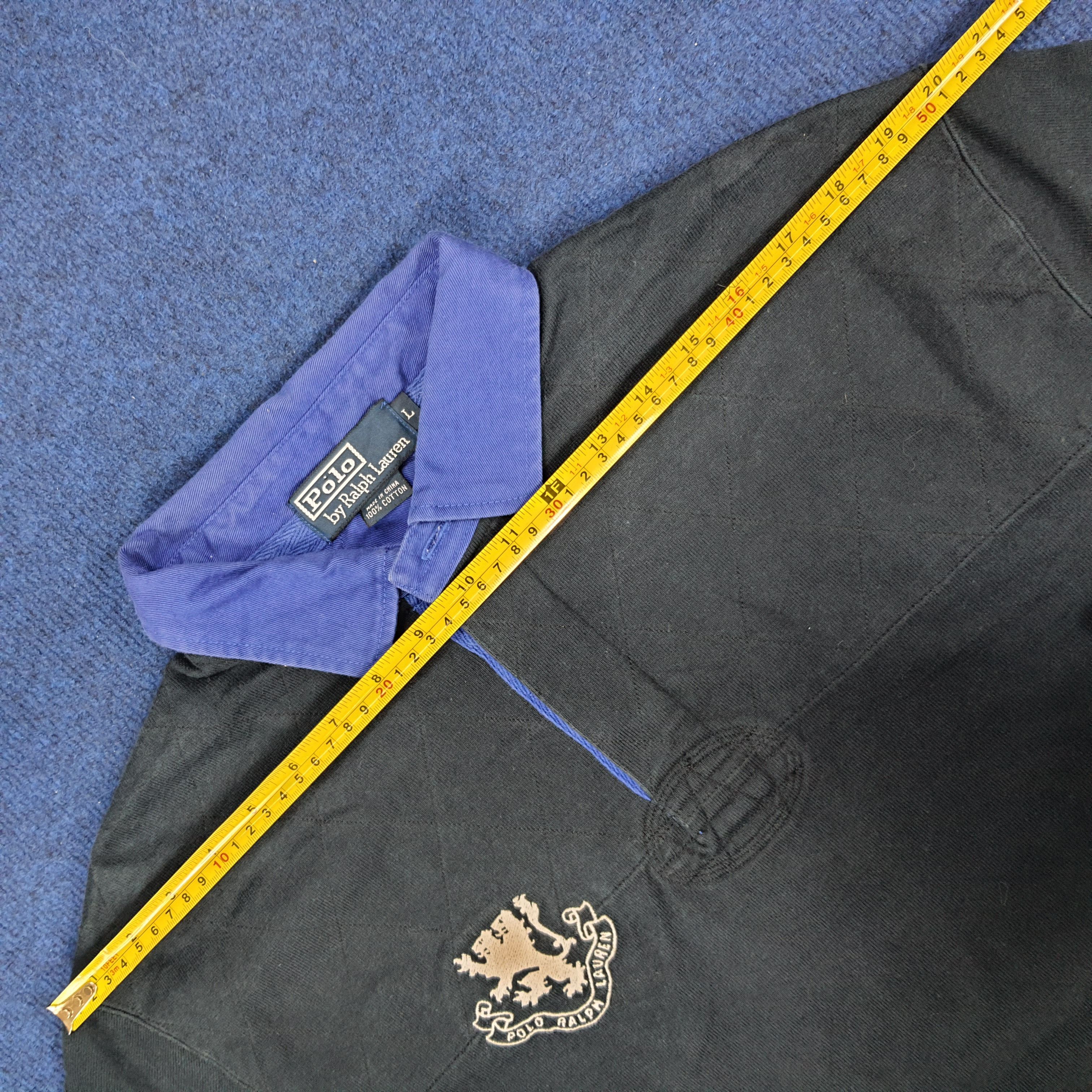 Polo Ralph Lauren × Vintage Vintage Polo by Ralph Lauren Long Sleeve Polo Shirt Size US XL / EU 56 / 4 - 8 Thumbnail