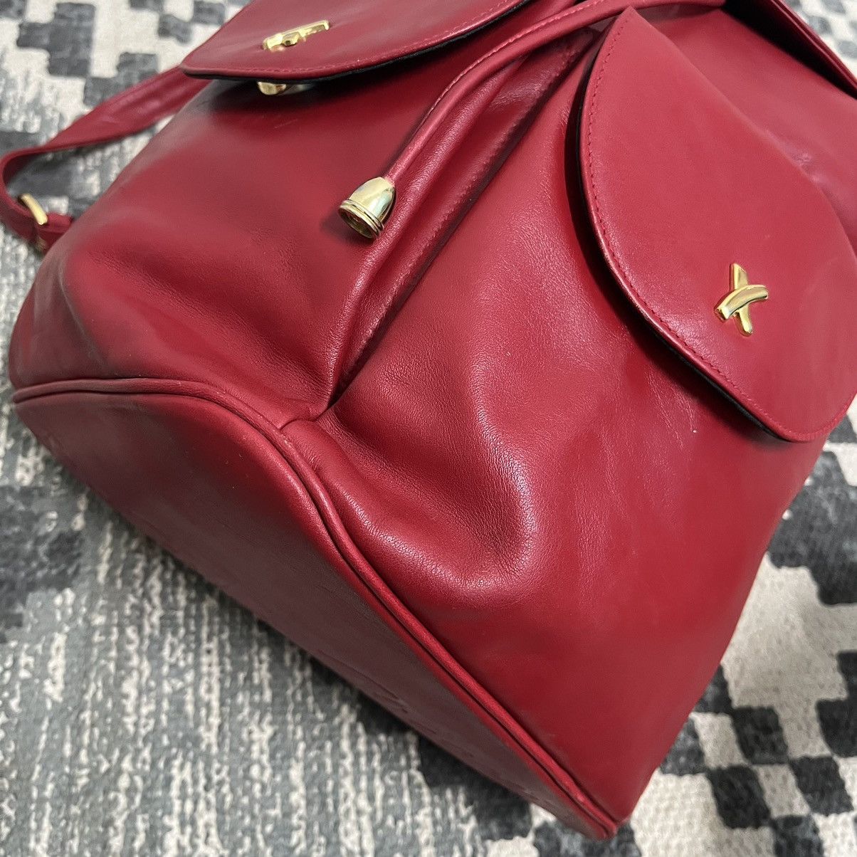 Paloma Picasso Authentic Vintage Paloma Picasso Leather Backpack Size ONE SIZE - 3 Thumbnail