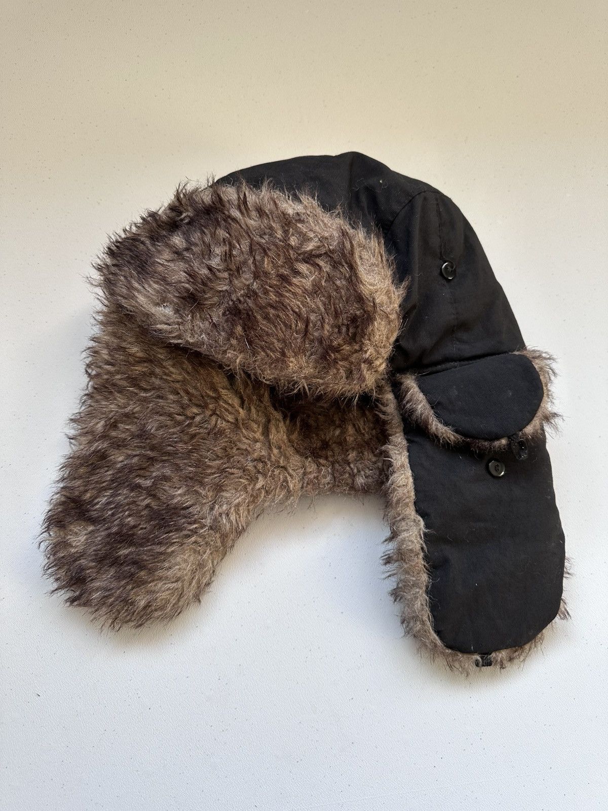 If Six Was Nine × Vintage Vintage Y2k Ushanka Fuzzy Hat Fur Faux If Six Was Nine Size ONE SIZE - 1 Thumbnail