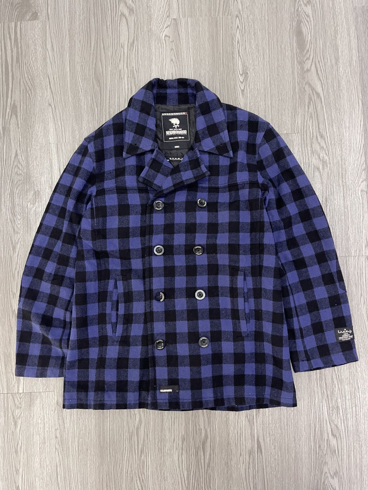 Neighborhood 2004 Neighborhood Enemy Plaid Double Breasted Jacket Size US S / EU 44-46 / 1 - 7 Thumbnail