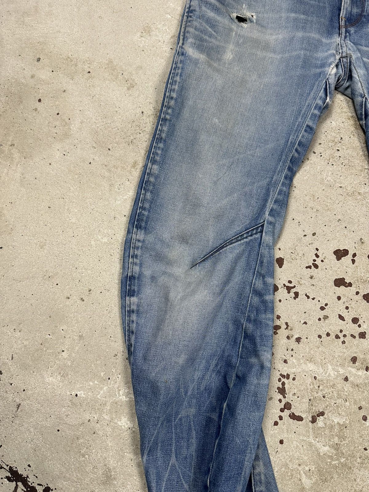 G-Star × Japanese Brand × Vintage Vintage Y2K G Star Raw Arc Slim Distressed Denim Pants Jeans Size US 29 - 5 Thumbnail
