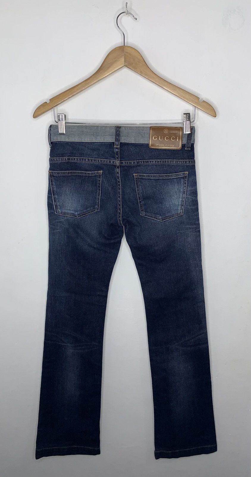 Gucci Gucci Horsebit Low-Rised Flared Womens Jeans 70's Size 25" / US 0 / IT 36 - 13 Thumbnail