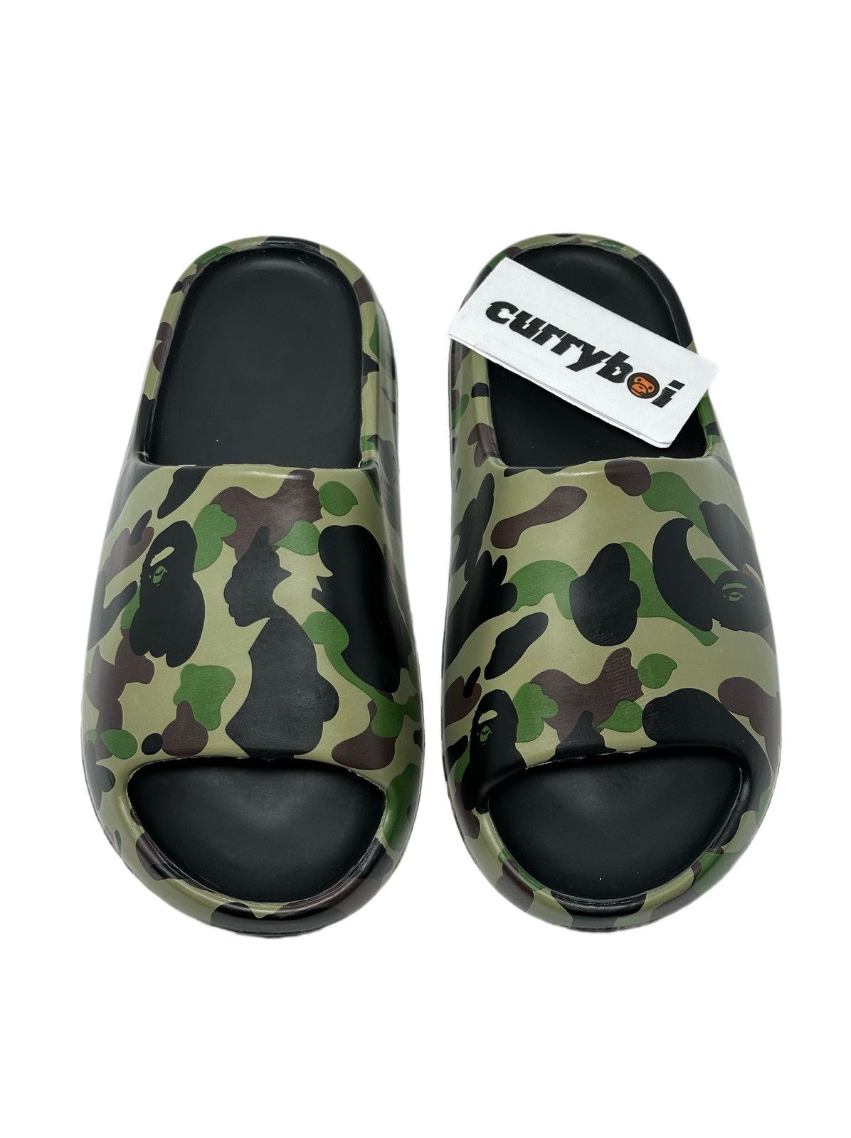 Bape A Bathing Ape 1st Camo Slide Green Size US 10 / EU 43 - 5 Thumbnail