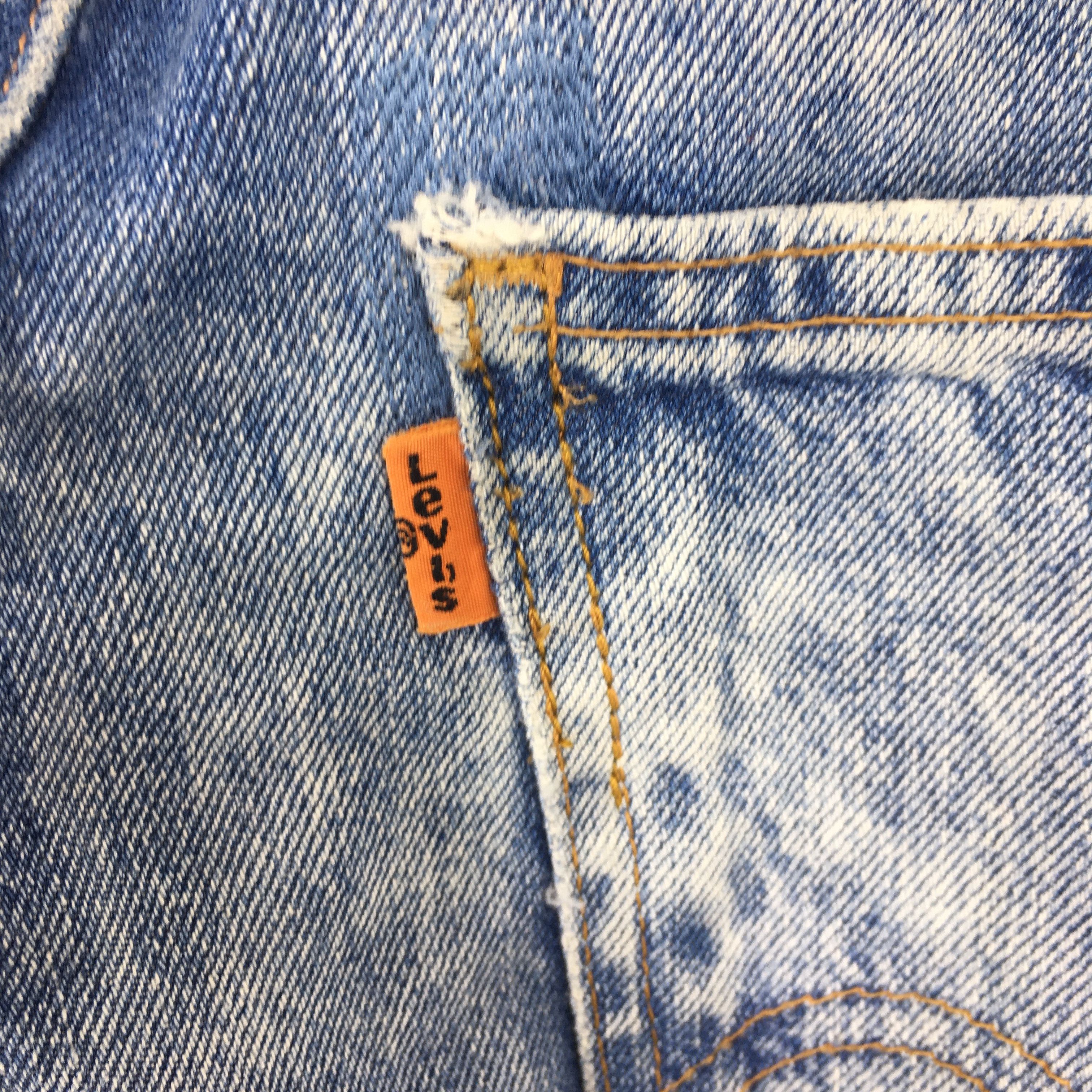 Levi's Size 31x31.5 Vintage Y2K Levi's 505 Faded Blue Jeans S1006 Size US 31 - 12 Thumbnail