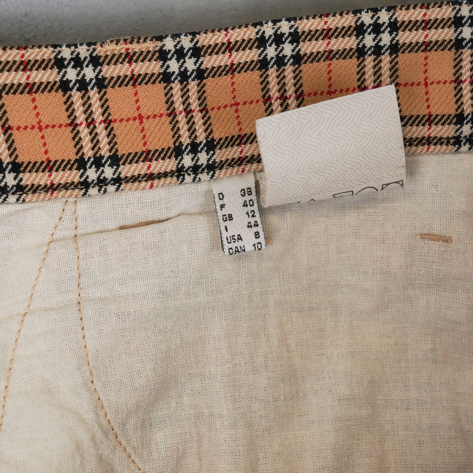 Burberry Burberry brown nova check pattern womens trousers pants Size 30" / US 8 / IT 44 - 9 Thumbnail