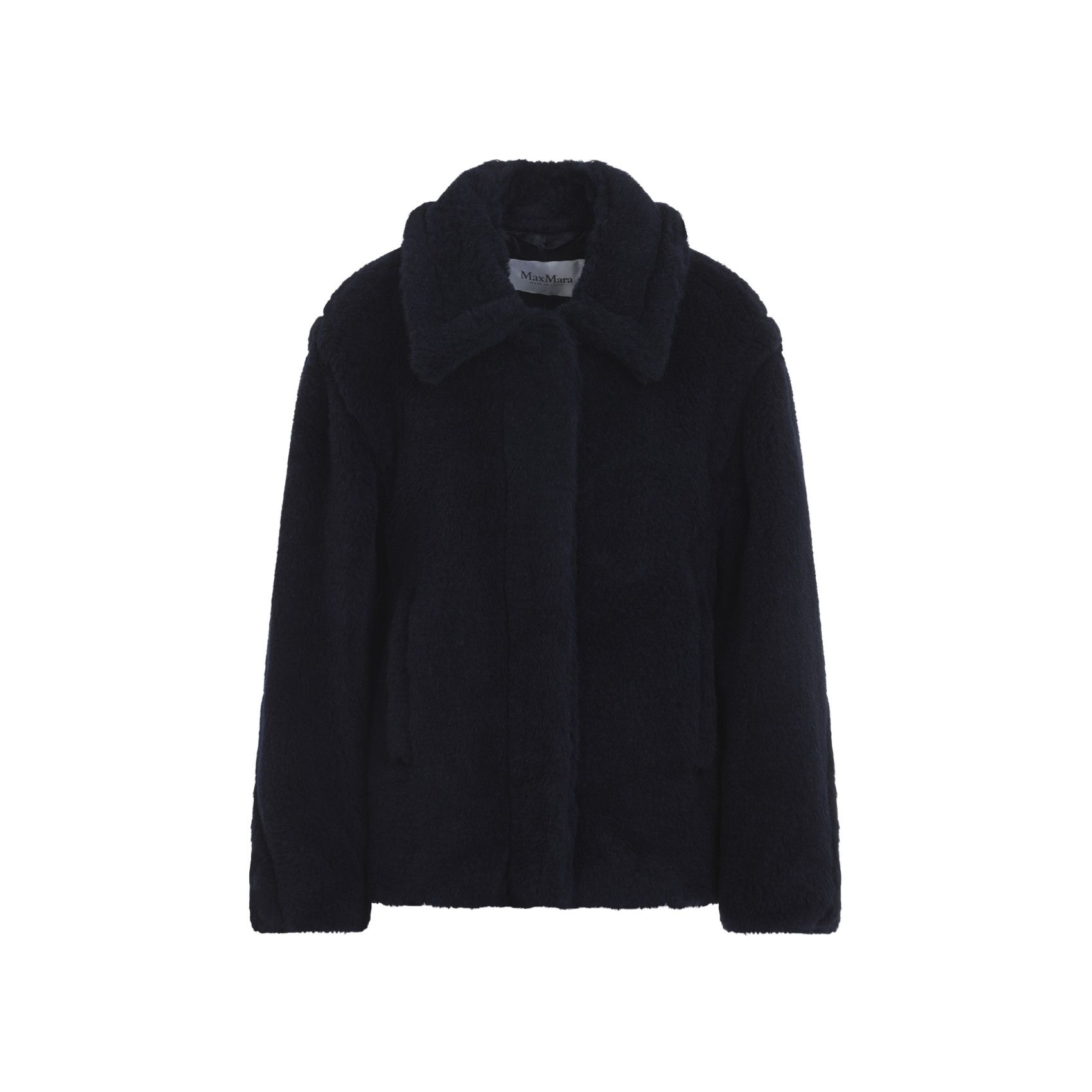 Max Mara Max Mara Fuggito Short Blue Teddy Coat Size M / US 6-8 / IT 42-44 - 1 Thumbnail