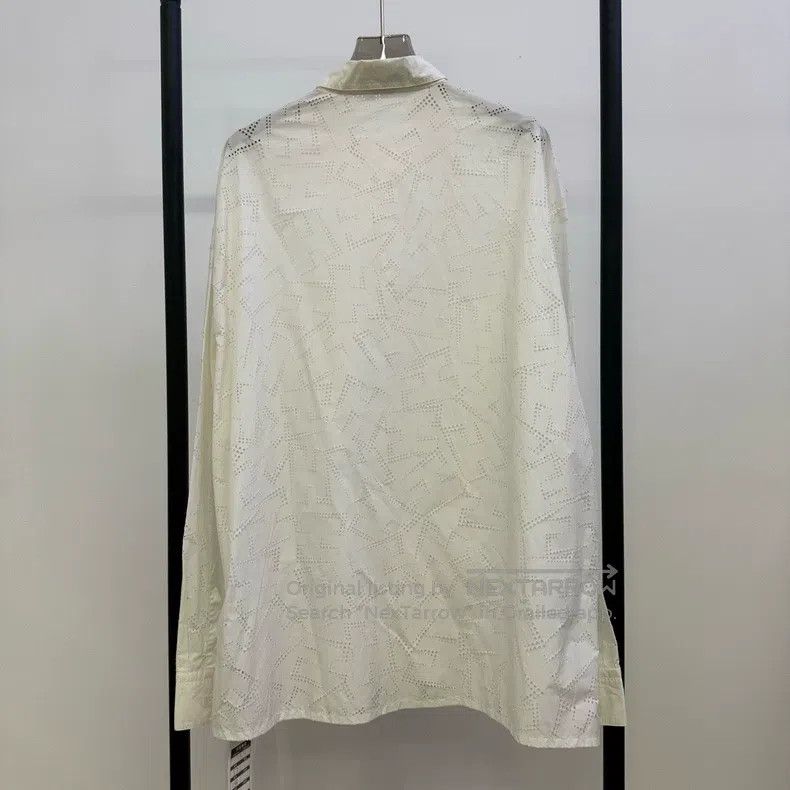 Hermes Hermes size 41 Lace Shirt Jacket Size L / US 10 / IT 46 - 2 Thumbnail