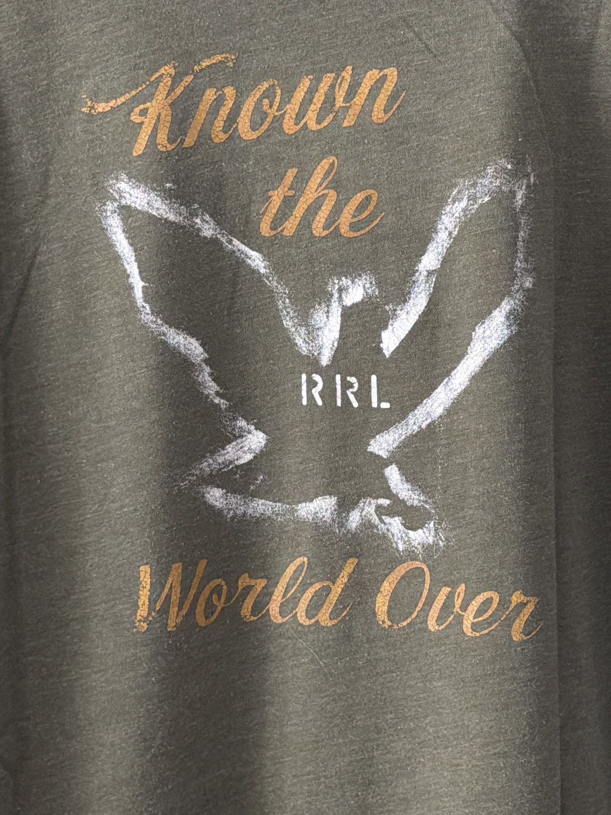 RRL Ralph Lauren RRL Logo tee Size US XL / EU 56 / 4 - 4 Thumbnail
