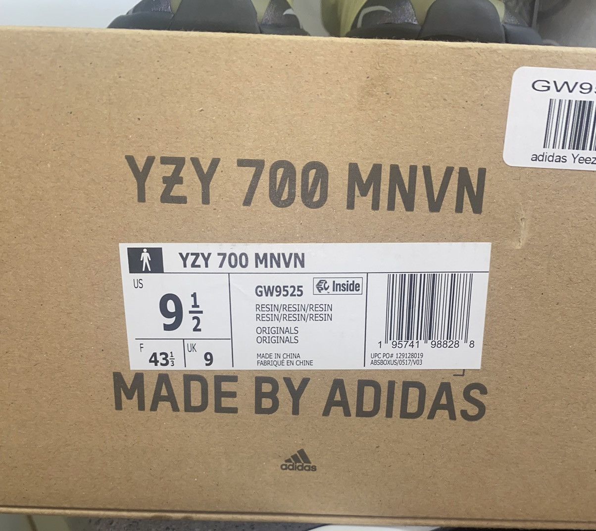Yeezy adidas Yeezy 700 MNVN ‘Resin’ size9.5M DS w OG All Size US 9.5 / EU 42-43 - 12 Thumbnail