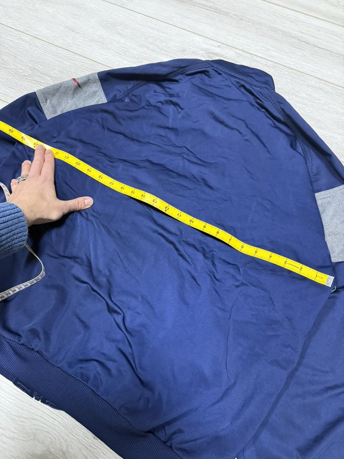 Vintage Nike USA 90s vintage track jacket big swoosh monogram Size US XL / EU 56 / 4 - 10 Thumbnail
