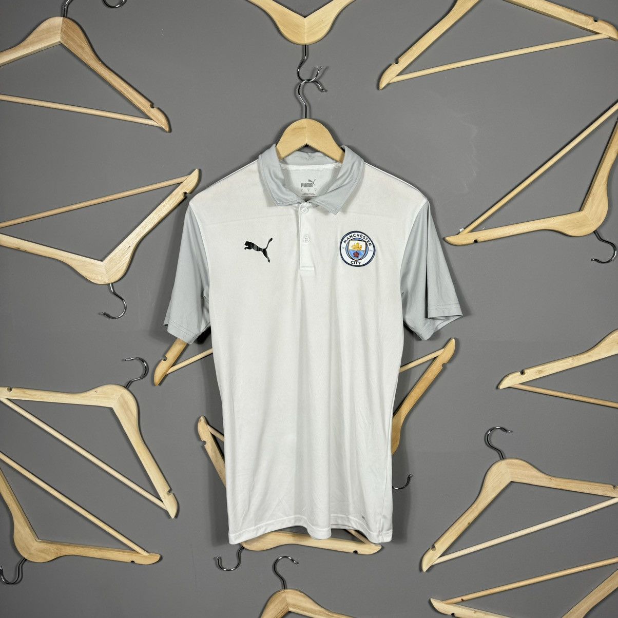 Puma Puma Manchester City Blokcore Football Polo Size US M / EU 48-50 / 2 - 1 Thumbnail