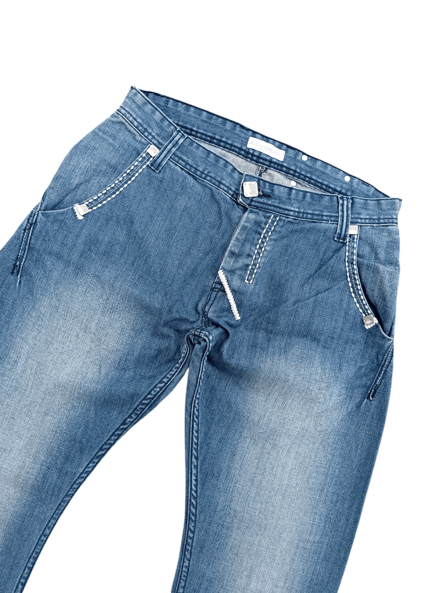Dolce & Gabbana × Vintage 90’s Vintage Dolce Gabbana Y2k Denim Pants Size US 30 / EU 46 - 12 Thumbnail