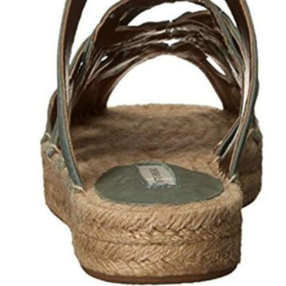 Other Cynthia Vincent Espadrille Platform Sandals Mint Green Suede Size US 7 / IT 37 - 2 Thumbnail
