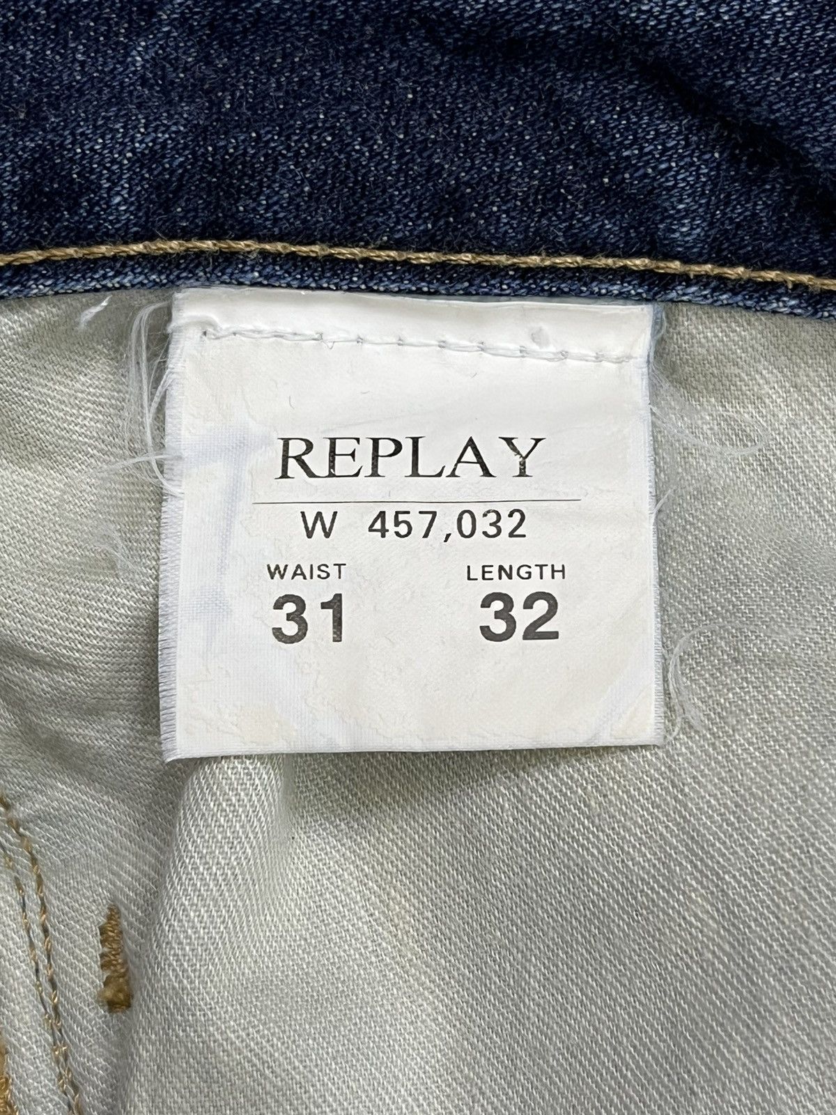 Replay Vintage Replay Italy Bootcut Flare Denim Y2K Fade Size 31" - 12 Thumbnail