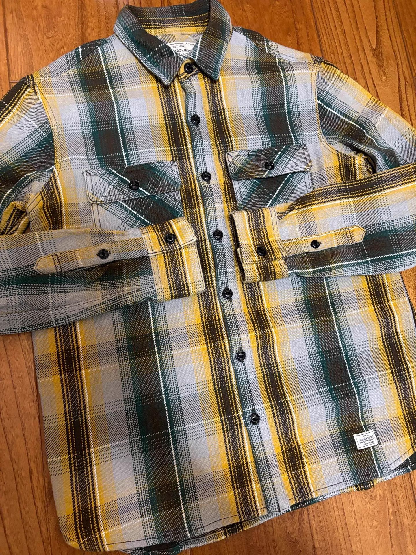 Neighborhood NEIGHBORHOOD C-SHIRT Checked L/S Heavyweight Shirt L Size US L / EU 52-54 / 3 - 3 Thumbnail