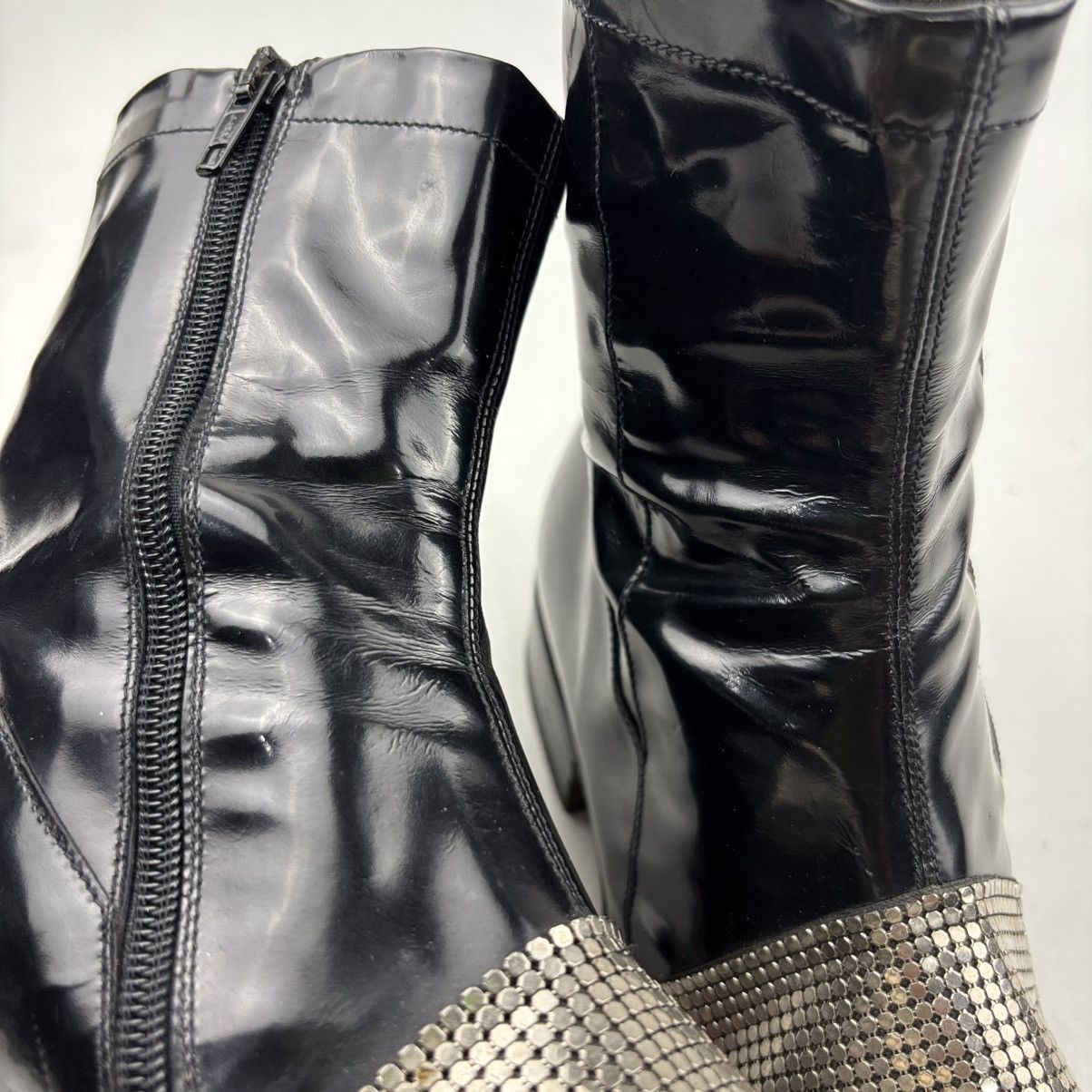 Gianni Barbato Gianni Barbato Chain Mail Boots Size US 7 / EU 40 - 6 Thumbnail