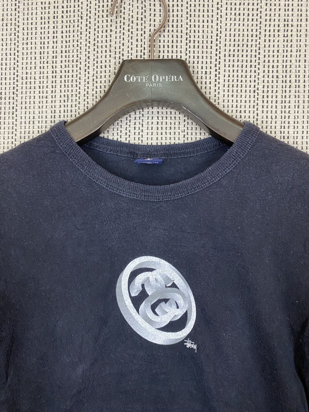 Stussy × Vintage Stussy center logo tshirt size s simple logo Size S / US 4 / IT 40 - 5 Thumbnail