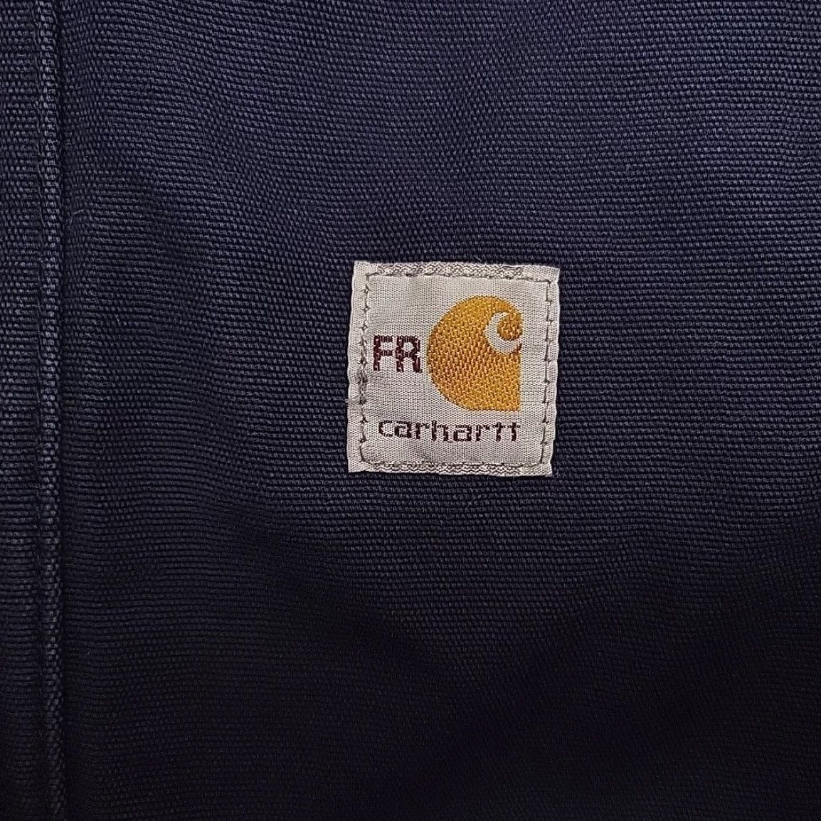 Carhartt Carhartt Flame Resistant Jacket Mens XL Navy Canvas Bomber FRJ020 DNY Workwear Jacket Size US XL / EU 56 / 4 - 3 Thumbnail