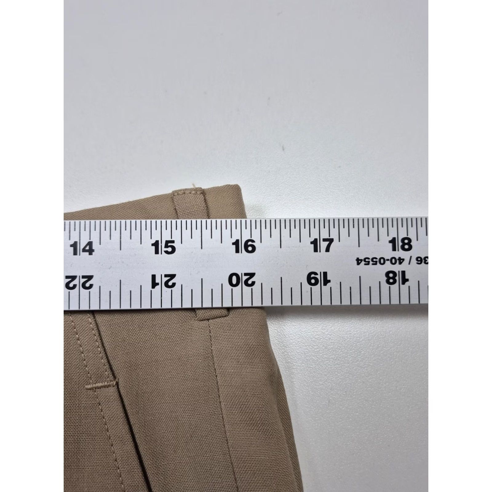 Vintage VTG Major Slacks Dress Pants Mens 32x36 Beige Wool Blend Unhemmed Flat Front Pants Mens Beige 32 Inseam 36 Front Pockets Slac... Size US 32 / EU 48 - 7 Thumbnail